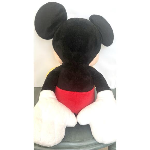 Disney Store Mickey Mouse Plush 17” Classic Stuffed Animal Soft Toy Red Shorts - Picture 2 of 3